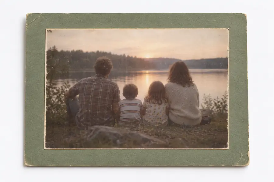 Original photograph shown before enhancement